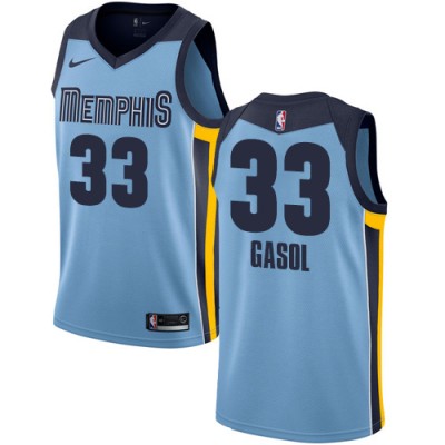 Nike Memphis Grizzlies #33 Marc Gasol Light Blue Youth NBA Swingman Statement Edition Jersey